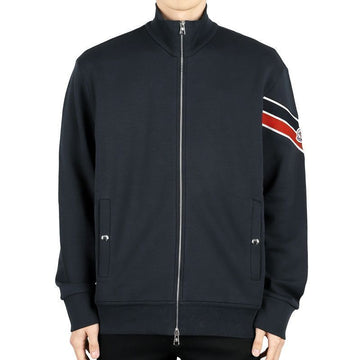 Moncler Men's Logo Patch Three-Stripe Zip Jacket (Navy) 8G00001 89A8F 778 117997524 [P]