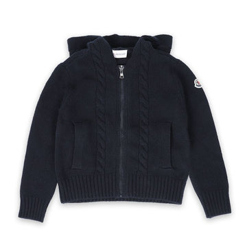 Moncler Kids Knit Cardigan Zip Jacket (Navy) 9B00005 M1115 742 8,10A 121120969 [P]