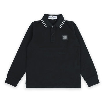 Stone Island Stone Kids Logo Patch Long Sleeve PK (Black) V0029 121584290 [P]