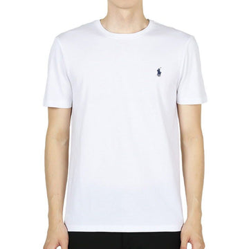 POLO RALPH LAUREN 男性ポニー刺繍ロゴ半袖(ホワイト) 710680785 003 124362739 [P]