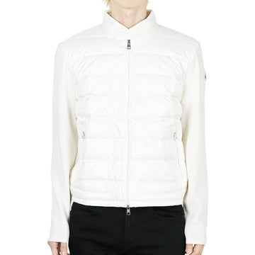 MONCLER Männer Trikot Hochkragen Gepolsterte Wolle Jacke (Elfenbein) 9B00016 M1131 032 124604834 [P]