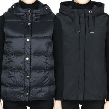 MAXMARA Damen The Cube JSOFT Wendeweste mit Kapuze (Schwarz) 2519291054670 002 125406013 [P]