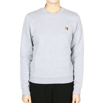 Maison Kitsune Women's Headfox Patch Sweatshirt (Light Gray) LW00302KM0001 H120 126740710 [P]