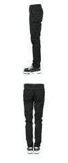 ZEGNA エルメネジルド ゼニア 男性 ストレッチ コットン パンツ (ブラック) E8I03 TR14 099 127022583 [P]