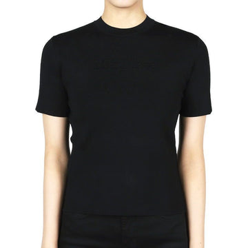 MaxMara Women's Viscose Blend Knit Short Sleeve (Black) 006 2511361078600 127540635 [P]
