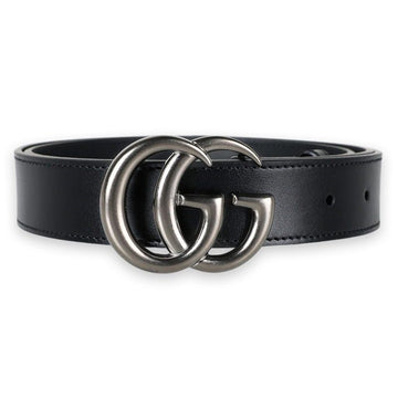 Gucci Men's GG Marmont Slim Belt (Black) 414516 0YA0V 1000 132699677 [P]