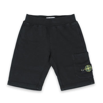 Stone Island Stone Kids Wappen Patch Bermuda Shorts (Black) K1S16 6200006 S0040 V0029 128666800 [P]