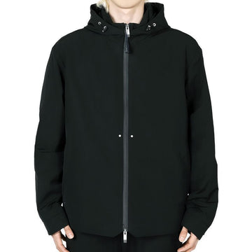 Moncler Men's LACHA Windbreaker Hooded Jacket (Black) 1A00106 549P3 999 129116276 [P]