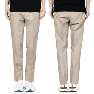 Zegna Men's Straight Cotton Linen Pants (Beige) UFI05A9 TP45 N02 129349555 [P]