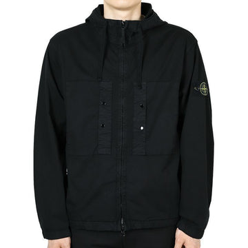 STONE ISLAND 男性用ワッペンパッチスーピマコットンジャケット 133624962 [P]