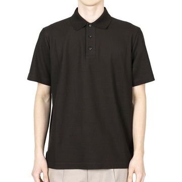 Loro Piana Men's Stretch Cotton PK Short Sleeve (Brown) FAP0568 H0V5 130607221 [P]