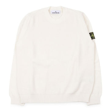 STONE ISLAND Patch-Kreuzkragenpullover für Männer (Ecru) L1S15 5100029 S00B5 V0093 152825892 [P]
