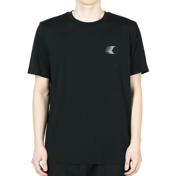 Moncler Men's Graphic Big Patch Short Sleeve (Black) 8C00028 89A17 999 131313490 [P]