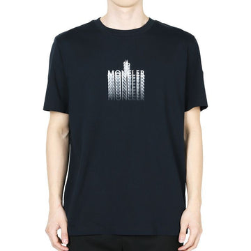 Moncler Men Gradient Graphic T-Shirt (Navy) 8C00029 89A17 742 131364233 [P]