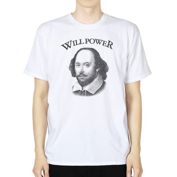 WILD DONKEY Men's Power Printing Short Sleeve (White) T-POWER 135817360 [P]