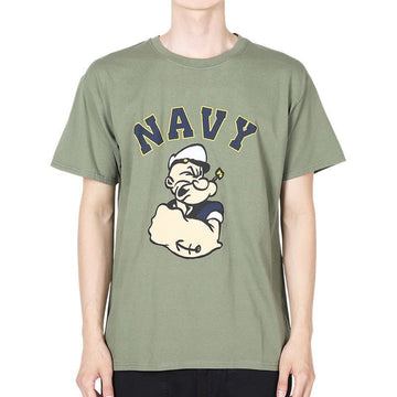 WILD DONKEY Men's Navy Lettering Short Sleeve T-Shirt 135817359 [P]