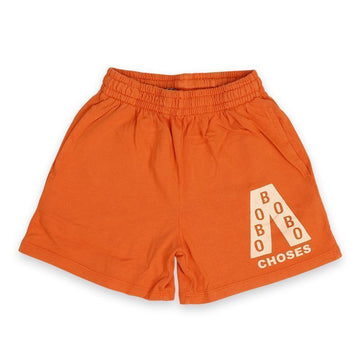 BOBO CHOSES ポディウム バミューダ ショートパンツ（オレンジ） B125AC132 811 136058702 [P]