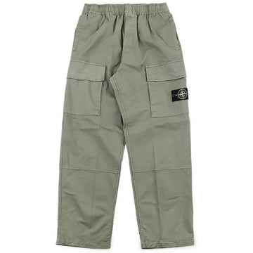 Stone Island Men's Cargo Pants with Patch Waistband (Military) L1S15 3100020 S0A10 V005G 153186029 [P]