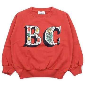 Bobo Choses Kids Spring Letter Sweatshirt (Red) B126AC039 611 153461605 [P]