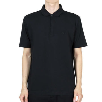 CP COMPANY 男性刺繍ロゴジャージPK半袖(ブラック) 18CMPL290A 006057O 999 137645738 [P]