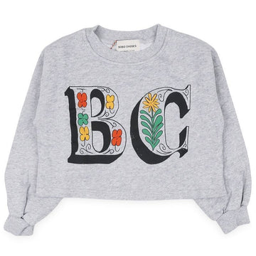 BOBO CHOSES キッズ スプリング レター トレーナー(グレー) B126AC045 041 153742533 [P]