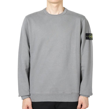 STONE ISLAND Stone Herren Wappen gebrusht Baumwoll-Fleece Sweatshirt (Zement) K2S15 6100028 S0A20 V006B 140969783 [P]