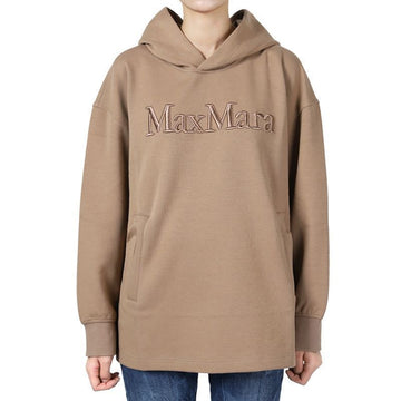 MAXMARA ビシェラ コットン フード スウェットシャツ(キャメル) 2529946011600 005 141643866 [P]
