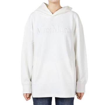 MAXMARA ビシエラ コットン フード トレーナー（アイボリー） 001 141643863 [P]