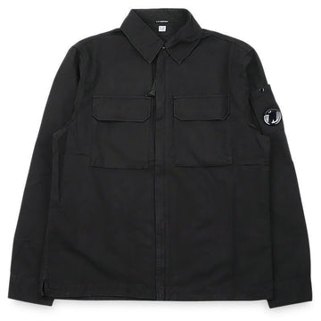 CP COMPANY Herren Linsen Brusttaschen Overshirt Jacke (Schwarz) 20CMOS156A 110143G 999 154024748 [P]