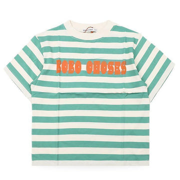 BOBO CHOSES Kinder Modern Streifen T-Shirt (Grün) B126AC136 199 154050612 [P]