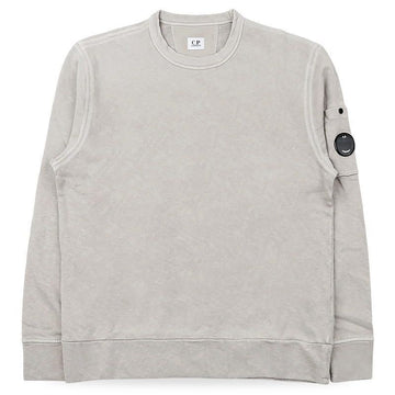 CP COMPANY メンズ レンズ ワッペン コットン ニット スウェットシャツ (グレー) 20CMSS207A 110337O 904 154316576 [P]