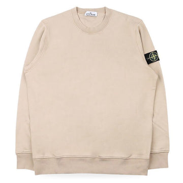 STONE ISLAND Männer Wappen Patch Regular Fit Rundhalsausschnitt Sweatshirt (Wüste) L1S15 6100060 S0051 V009A 154317148 [P]