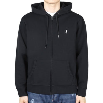 Polo Ralph Lauren Men's Pony Embroidery Hoodie Zip-up Jacket (Black) 710888282 001 154385690 [P]