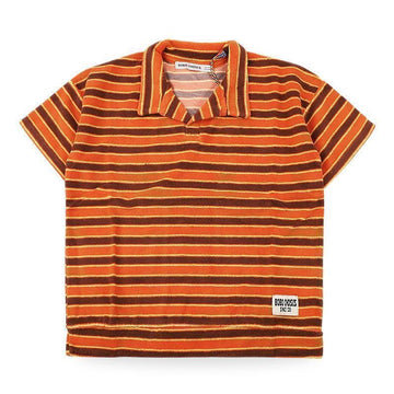 BOBO CHOSES Kindershirt mit Streifen aus Terry kurzärmelig (Ziegelrot) B126AC022 811 154386700 [P]