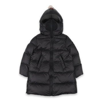 AI RIDERS Kinder Nylon Goggles Hooded Long-Padding-Jacke (Schwarz) CG 621B T KJ5 90 146364031 [P]