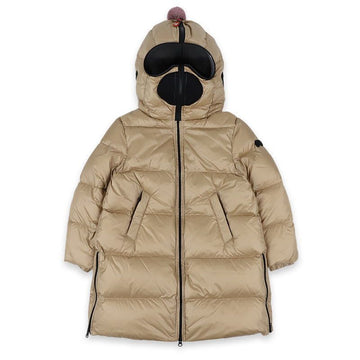 AI RIDERS Kinder Nylon-Goggle Hoodie Long-Padding Jacke (Beige) CG 621B T KJ5 13 146364126 [P]