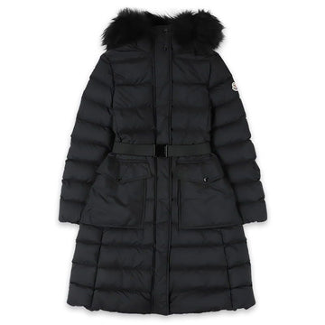 MONCLER KHLOESSE Hooded Long Down Jacket (Schwarz) 1C00013 53A5E 999 147427590 [P]