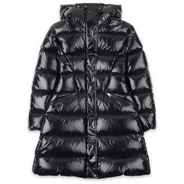 Moncler Women's BELLEVUE Hooded Long Padded Jacket (Black) 1A00104 5963V 999 147827710 [P]