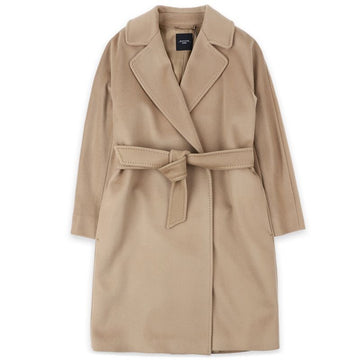 MaxMara Women's Corte Belt Wrap Coat (Beige) stamp: 2525016062600 006 148409266 [P]