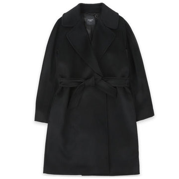 MaxMara Women's Corte Belt Wrap Coat (Black) 2525016062600 013 148409265 [P]