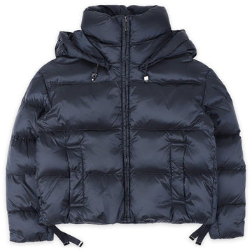 MaxMara Women's Trevi Hooded Padded Jacket (Navy) 2529486075600 075 148408778 [P]