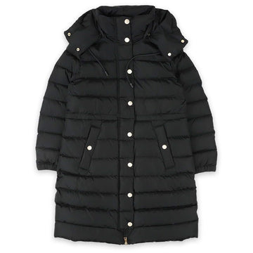 MAXMARA レディースチェルベロフードロングダウンジャケット(ブラック) 2525496052600 004 148462217 [P]