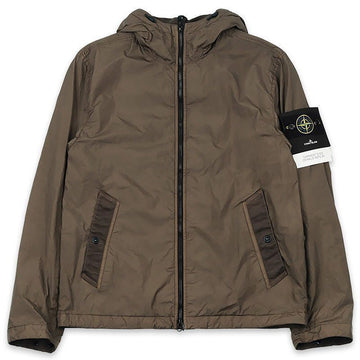 STONE ISLAND ストーン メンズ ワッペン パッチ クリンクル ラップス ナイロン フード ジャケット (ブラウン) L1S15 4100001 S0A23 V007C 150318133 [P]