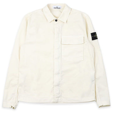 STONE ISLAND ストーン メンズ ワッペン パッチ ポケット ディテール オーバーシャツ ジャケット（アイボリー） L1S15 1200013 S0A10 V0093 150318140 [P]