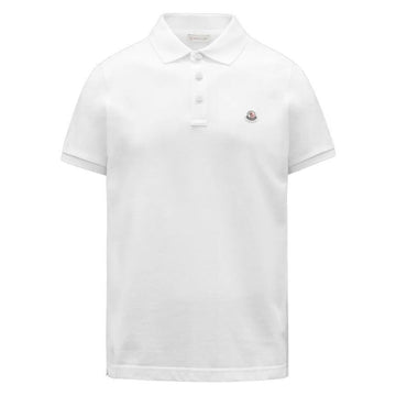 MONCLER Logo Polo T-Shirt Weiß I2 091 8A000 12 84556 002 56656676 [P]
