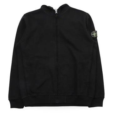 STONE ISLAND Herren Hoodie mit Wappen im Used-Look (Schwarz) L1S15 6100032 S0060 V0029 151763886 [P]
