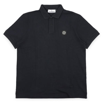 STONE ISLAND 男性用ロゴパッチPK半袖Tシャツ(ネイビー) 2200005 S0017 V0020 152101028 [P]