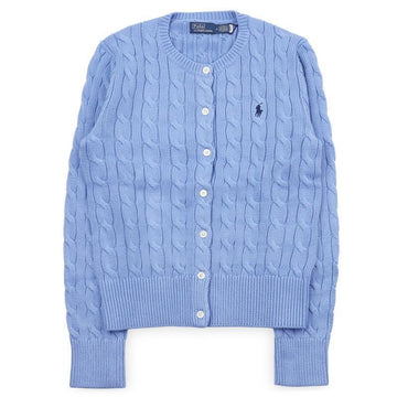 Polo Ralph Lauren Women's Embroidered Logo Cable Knit Cardigan 152161230 [P]