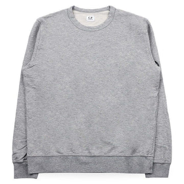 CP Company Men's Lens Badge Light Fleece Sweatshirt (Gray) RCCMSS711A 002246G M94 152191010 [P]