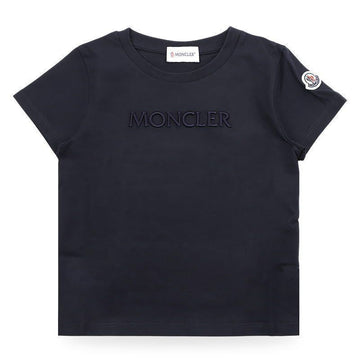 MONCLER Kurzarm-T-Shirt mit gesticktem Logo (Navy) 8C00009 89AT9 778 12,14A 152529574 [P]